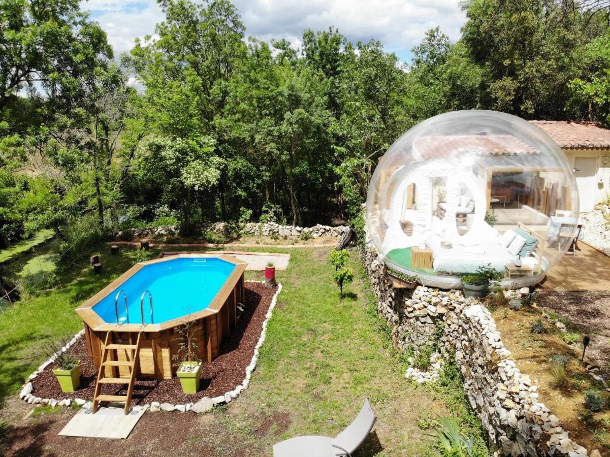 Hotel La Bulle Etoile Allegre Les Fumades Esterno foto